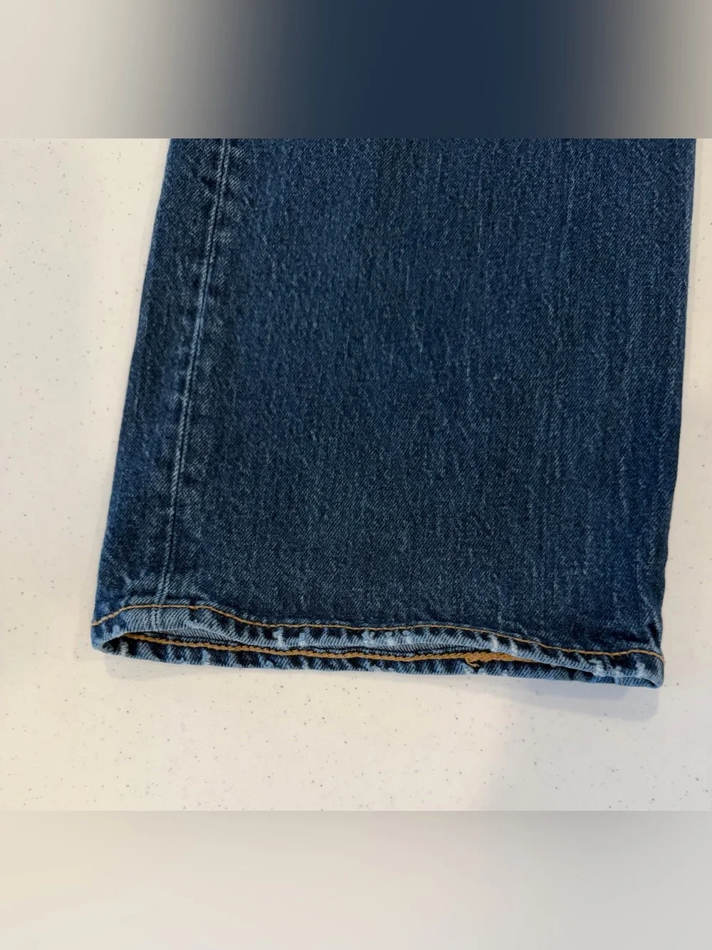 Levi's 501 Jeans Men 40x30 Blue Straight Leg Button Fly Red Tab Denim